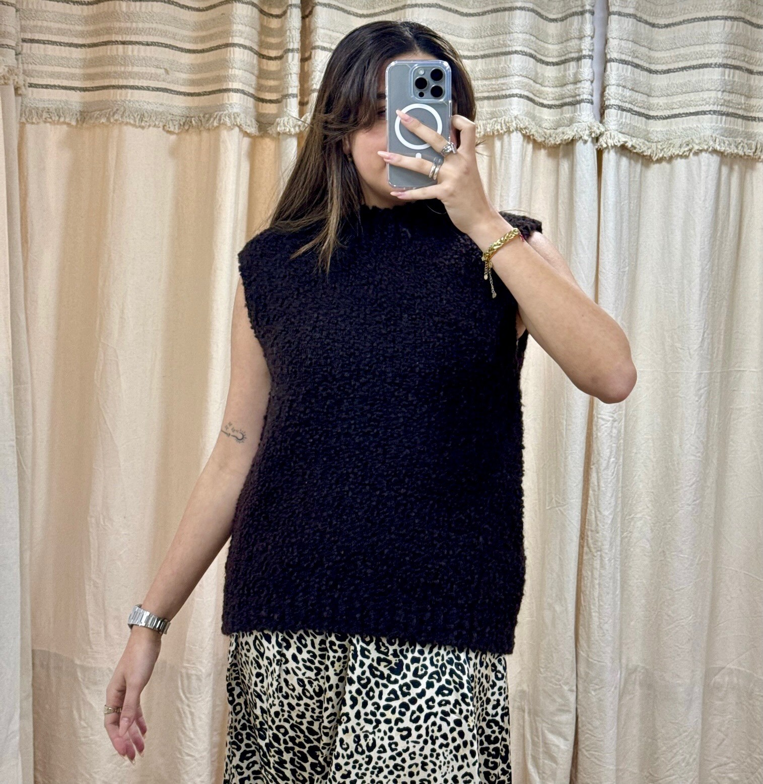 Pull sans manche Nora