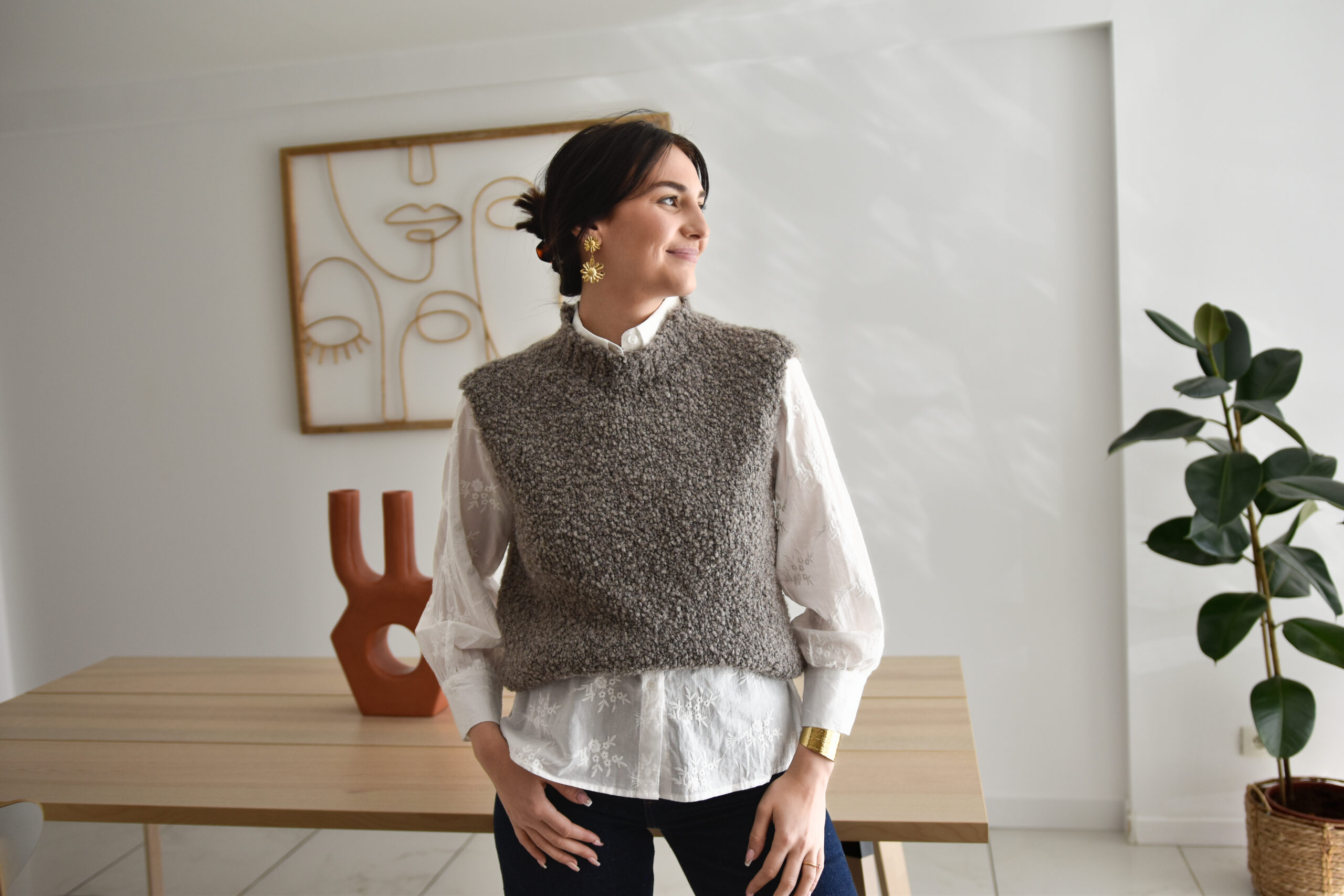 Pulls sans manches Nora