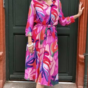 robe_chemise_longue_rose